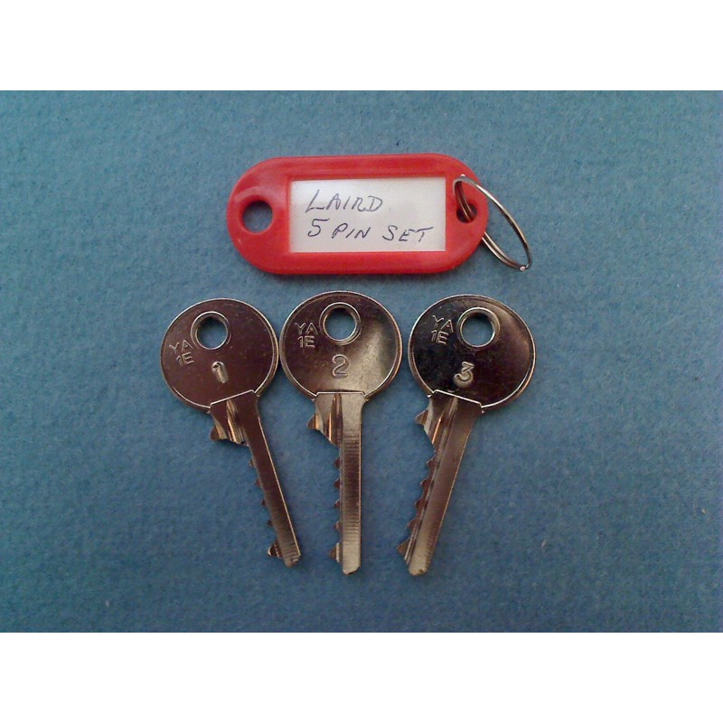 LSH Laird 5 pin bump key set