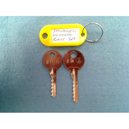 shoulderless universal 5 & 6 pin bump keys (Right)