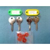 Both sets of Universal padlock LOW & MEDIUM keys