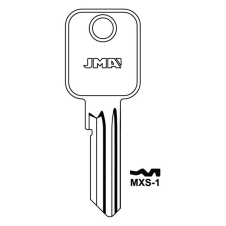 maxus 6 pin key blank, standard profile