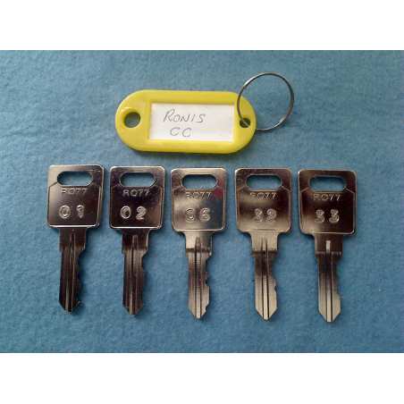 Ronis CC master key set (5 keys)