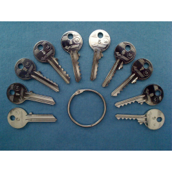 6 pin yale depth and spacer keys