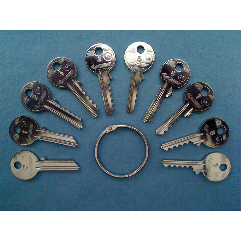6 pin yale depth and spacer keys