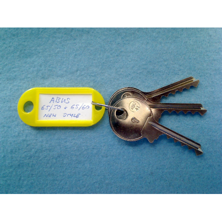 Abus 65/50 and 65/60 new style keyway bump keys FULL SET.