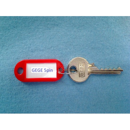 GEGE 5 pin bump key