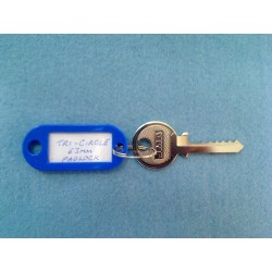 266, 366 Tri-circle 6 pin padlock bump key set (3 keys)
