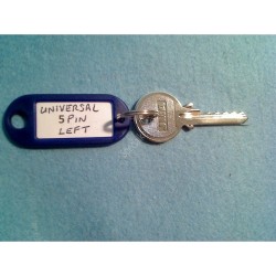 Universal reversed 5 pin bump key