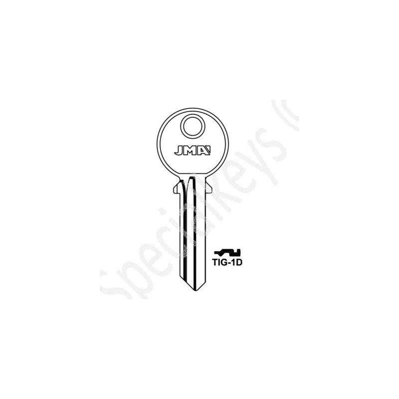 Tigris 6 pin key blank